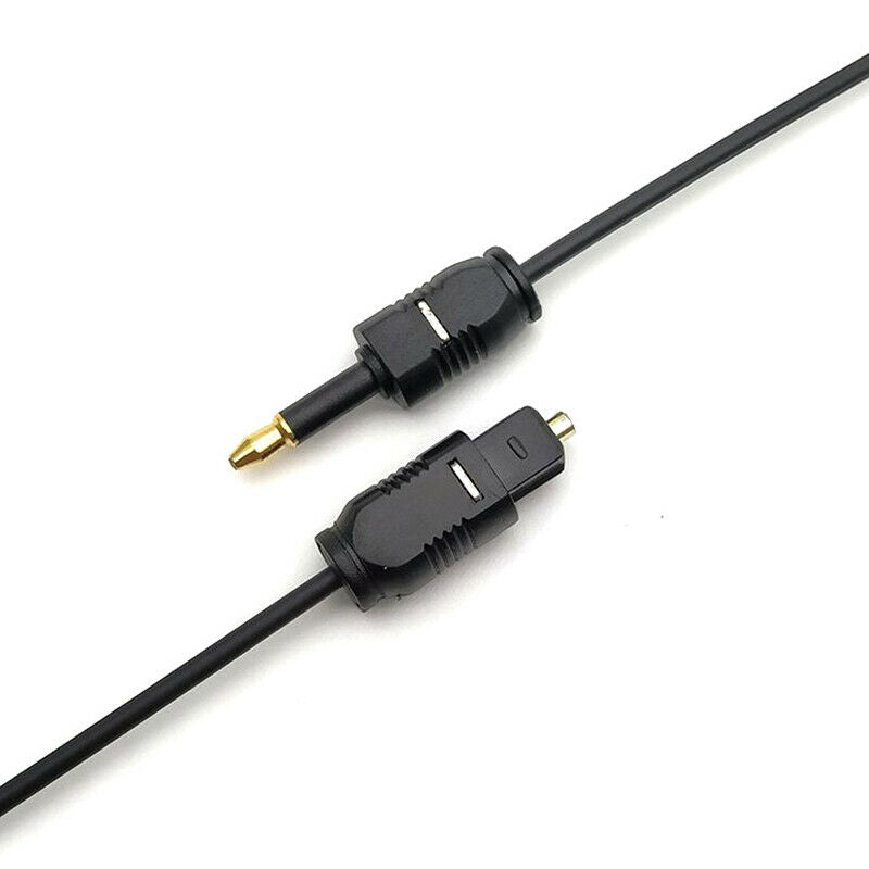 1.96Ft Toslink Male to Mini Plug 3.5mm Male Digital Optical SPDIF Audio C.l8