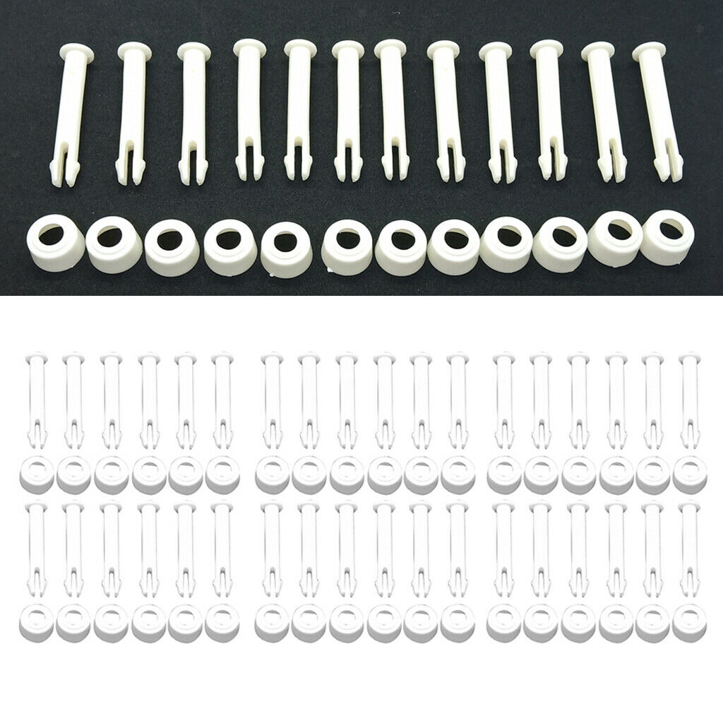 36x 2.36" Plastic Pool Joint Pins & Seals Replacement for  Metal Frame Pool