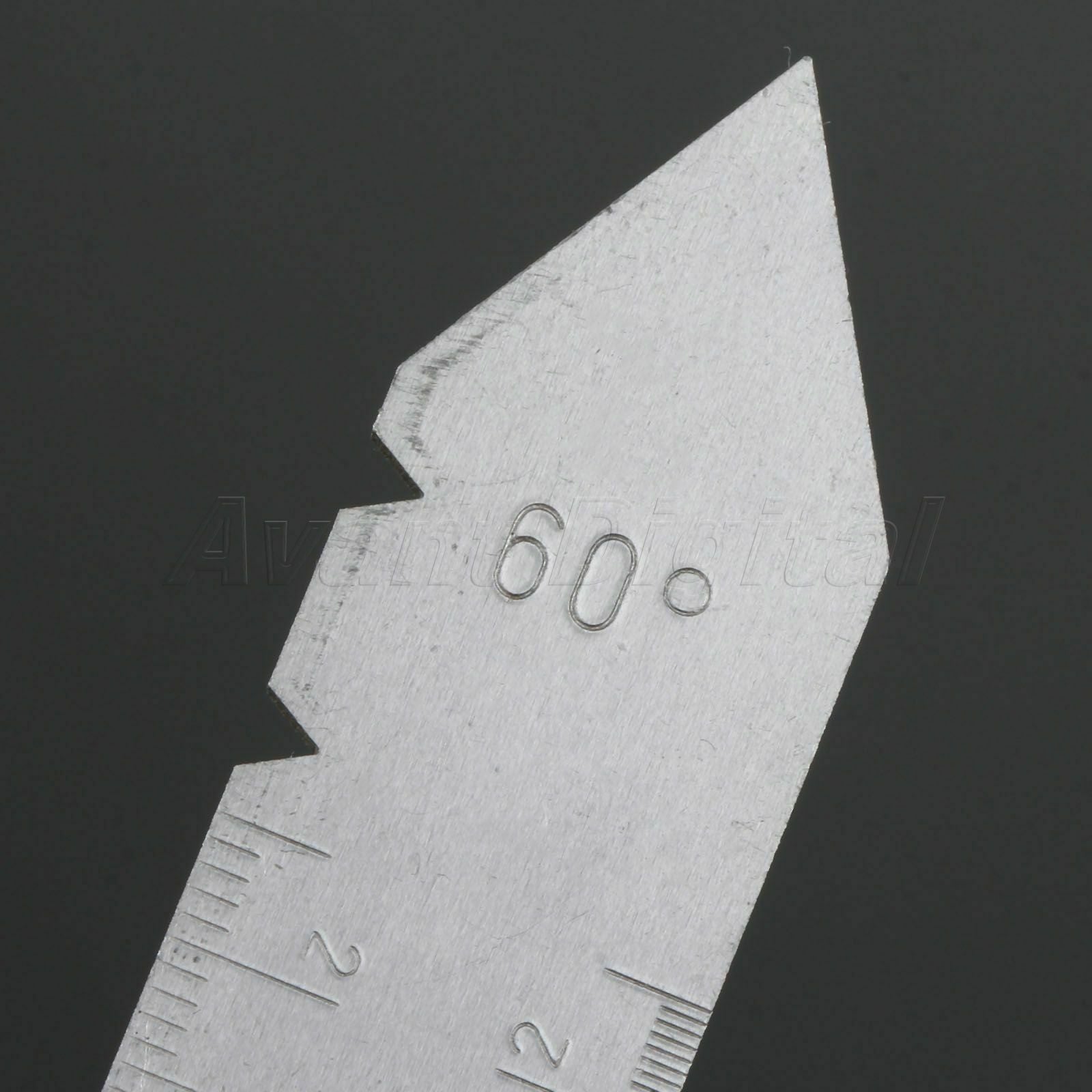 New Thread Measuring Gauge Centering Gauge 55&60° Inch & Metric Measuring Tool