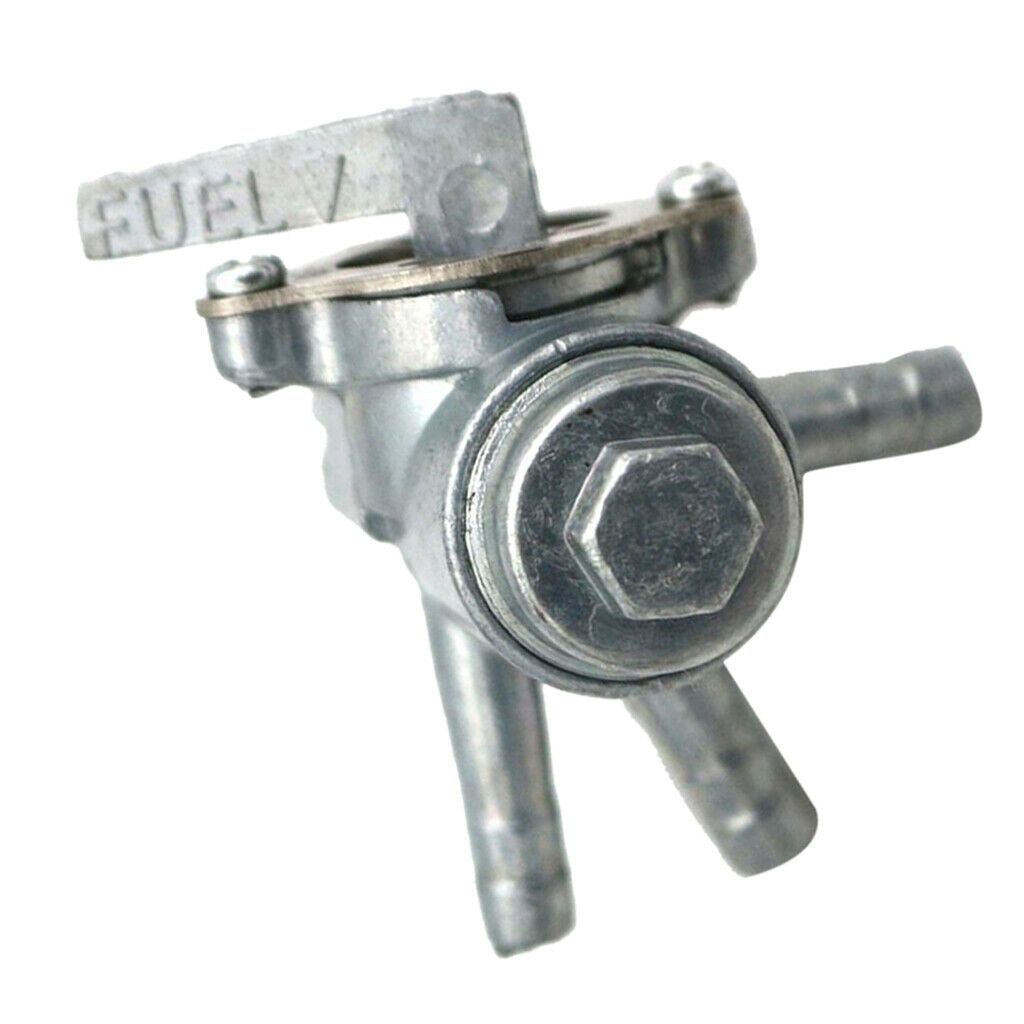 2 x 3 Way 6.2mm Dirt Bike Fuel Tank Shut Off Valve Gas Fuel Petcock Tap