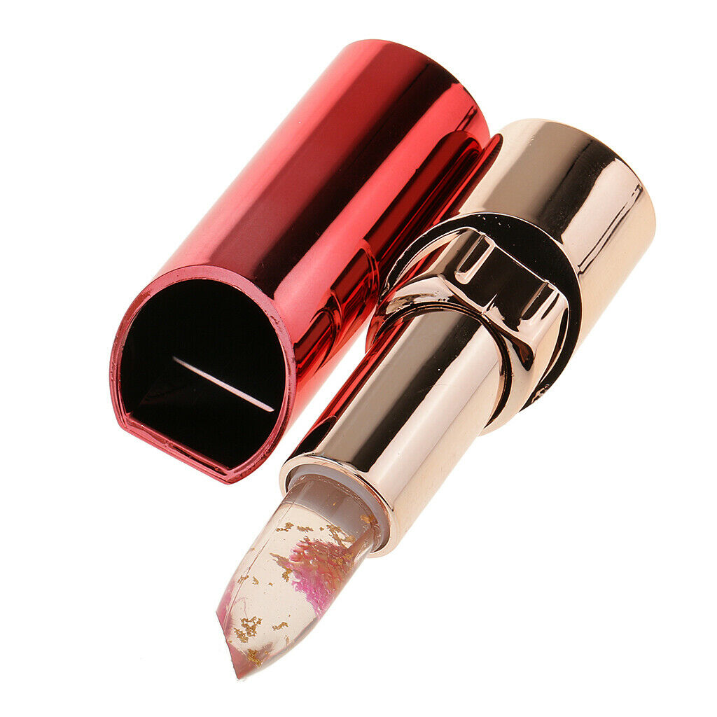 2x Flower Jelly Lip Stick Magic Color Temperature Changing Lipstick W Mirror