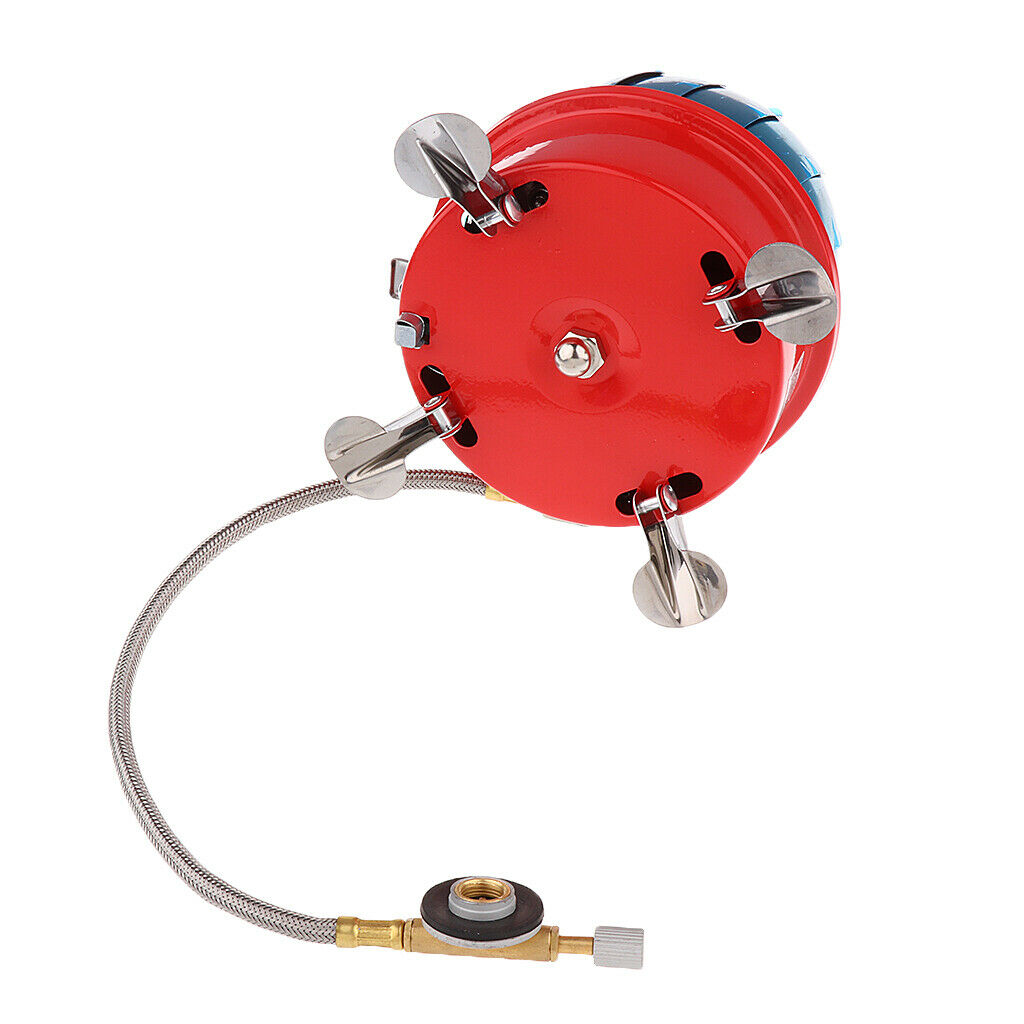 Outdoor Portable Folding Butane Gas Stove Burner With Windshield + Black Bag