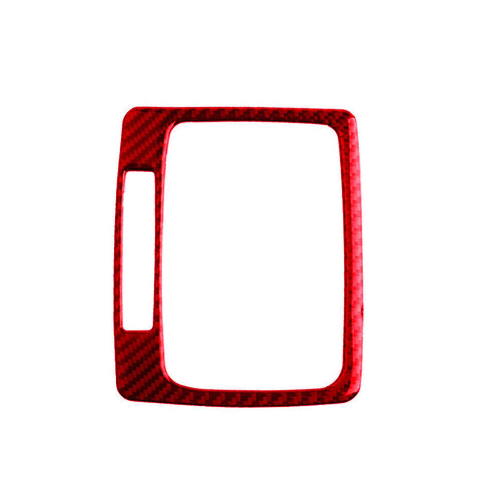 5X For Mercedes-Benz C Class W204 07-13 Red Carbon Fiber Gear Shift Panel Cover