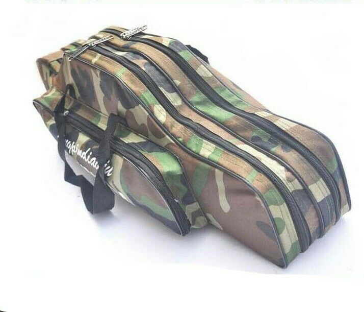 Fishing Rod Carrier Bag Double Layer Fishing Lure Hook Tackle Case Waterproof