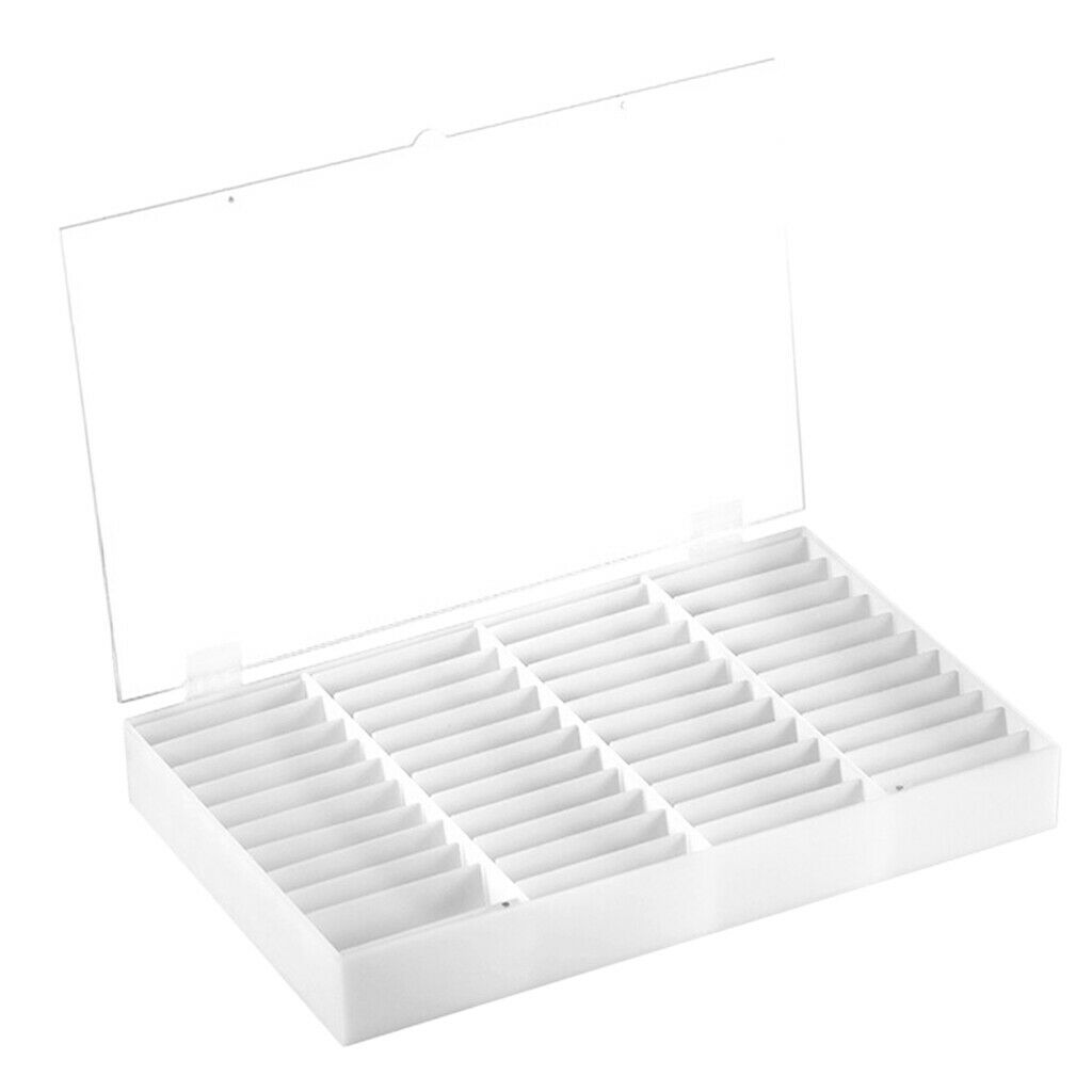 False Nails Color Card Board Nail Tips Display Storage Box Holder Organizer