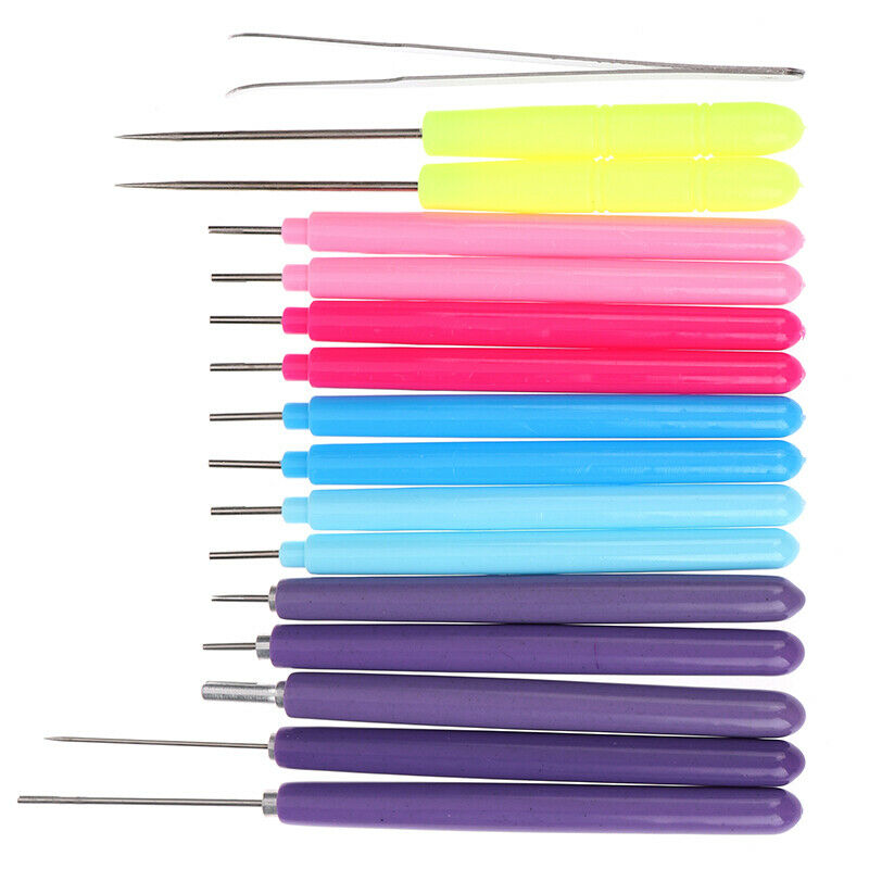 16Pcs Paper DIY Set Quilling Paper Tool Tweezer Needle Pins Slotted Pen ToolBDA