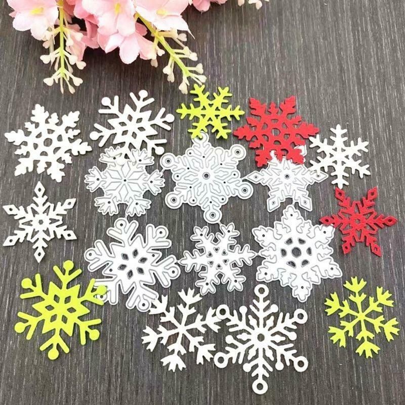 Snowflakes Metal Cutting Dies Stencil DIY Scrapbooking Album Paper Card Template