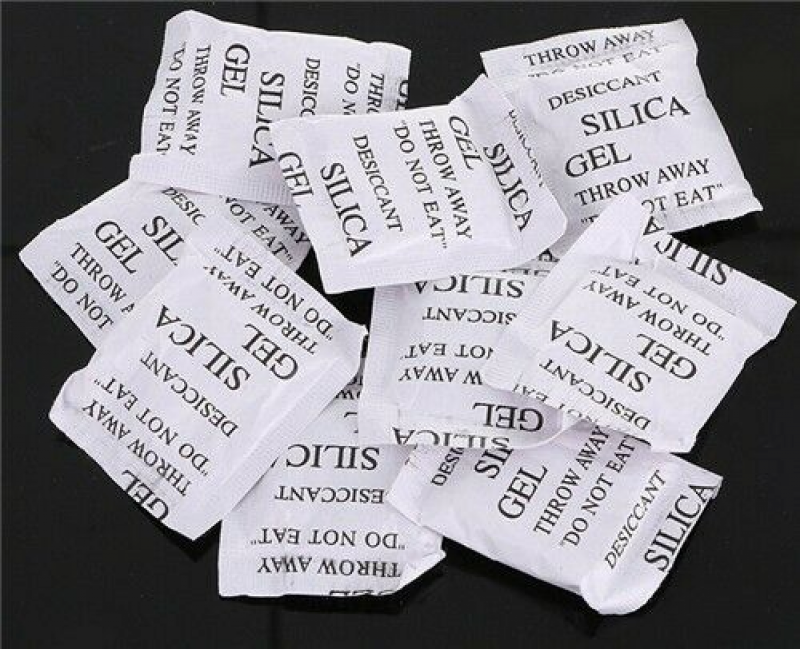 20 X 1g Packets Silica Gel Sachets Desiccant Pouches Moisture-Proof Adsorption