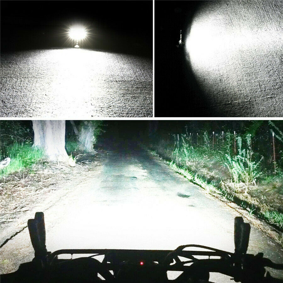 2x 4'' LED Work Light Bar Spot Flood Truck ATV Boat 4xc4 Driving Fog Lamps IP68
