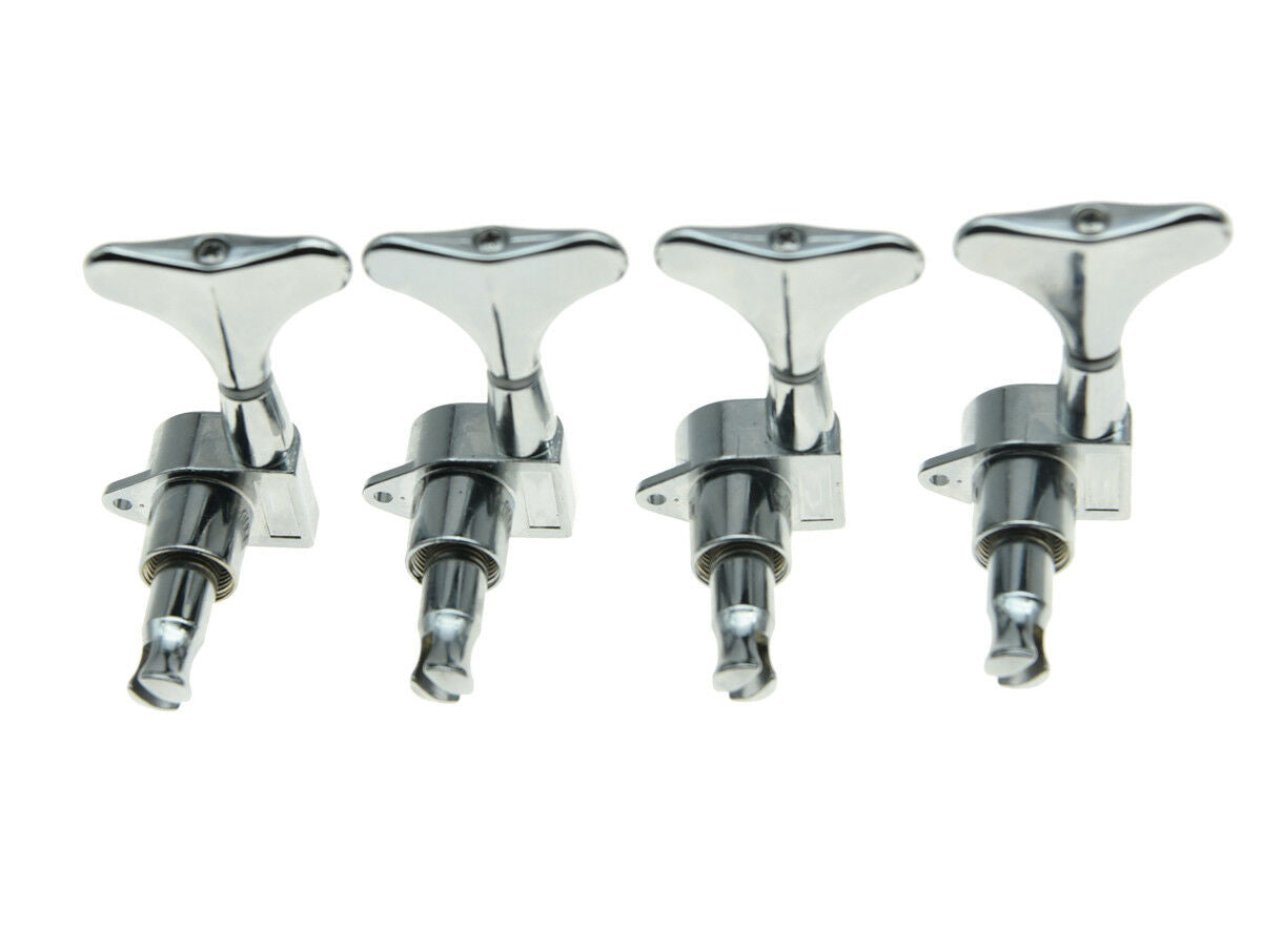 Chrome Right Handed Sealed Bass Tuners Tuning Pegs 4 String Bass Machine Heads