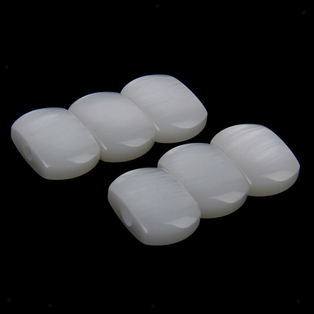 6Pcs Guitar Tuner Heads Machine Heads Acrylic Buttons