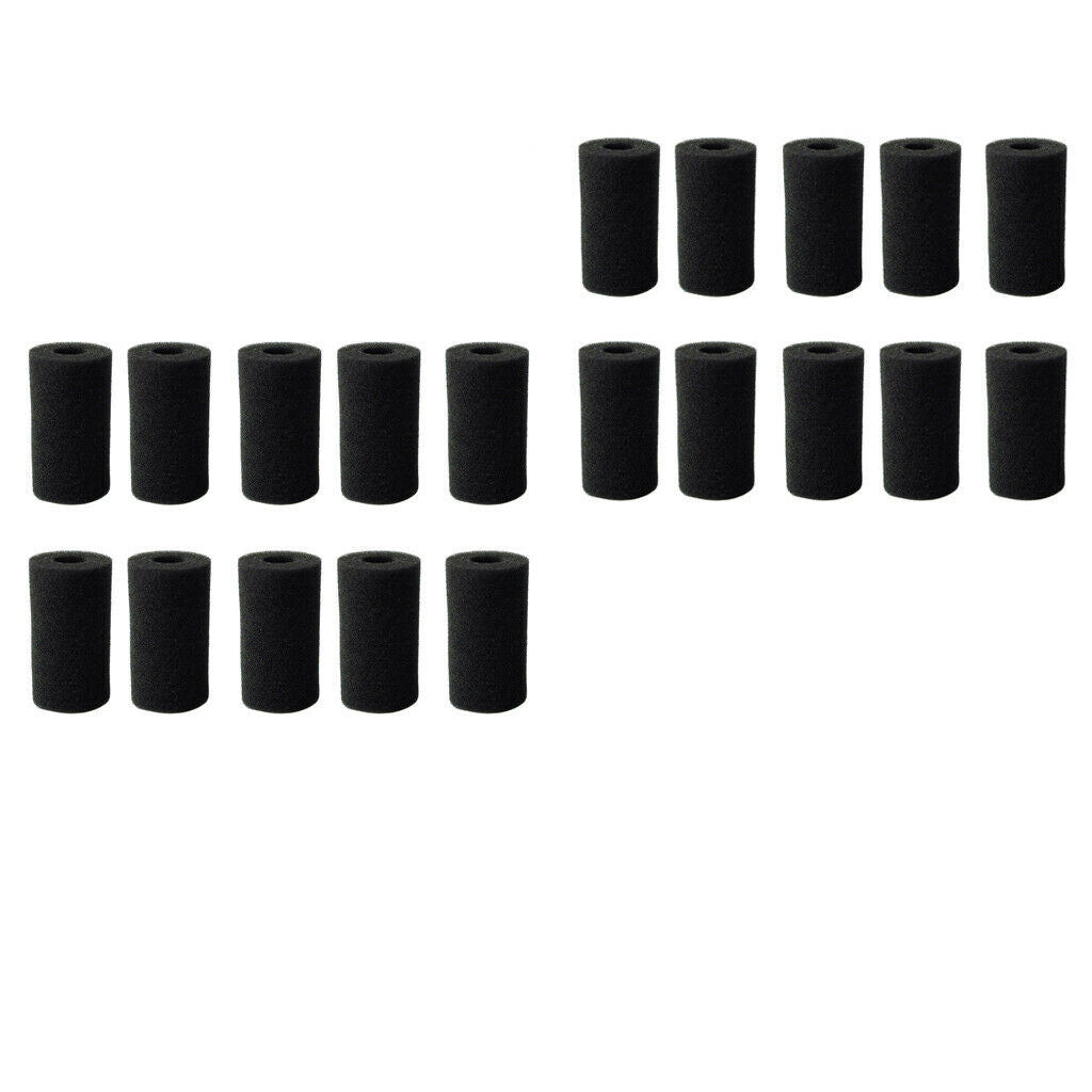 20x Biochemical Aquarium Fish Tank Water Filter Sponge Pond Filtration Black