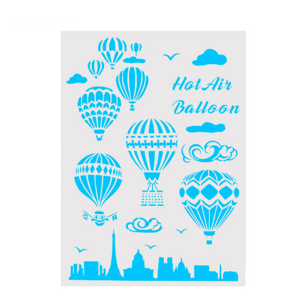 layering stencil for wall painting scrapbooking stamp decor balloon templa.l8