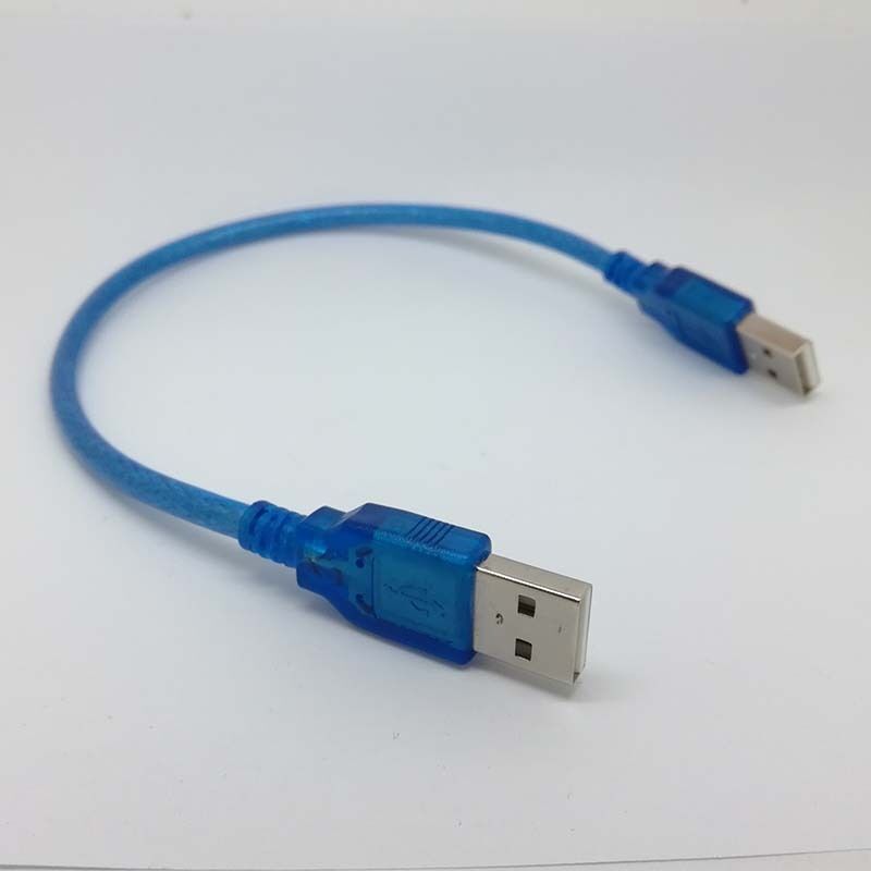 life time USB 2.0 A Male To Male Extension Connector Adapter Cable blue