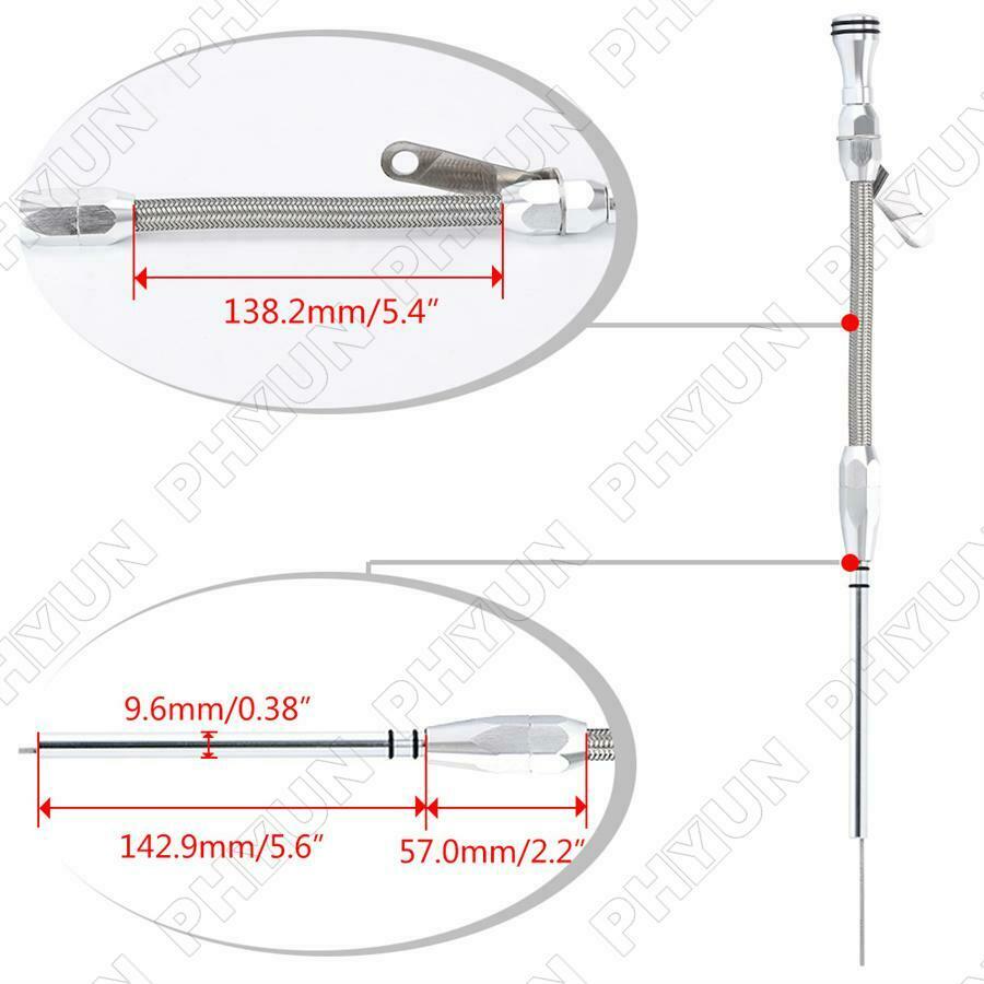 For SBC Chevrolet GMC Yukon Cadillac Checker Oil Pan Dipstick Passenger Side