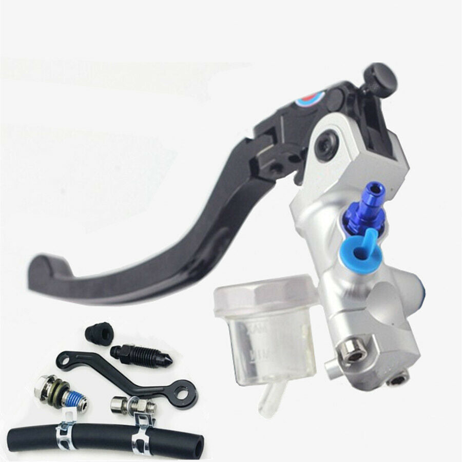 Left 17.5mm motorcycle brake clutch pump lever Radial master cylinder 7/8" 22mm