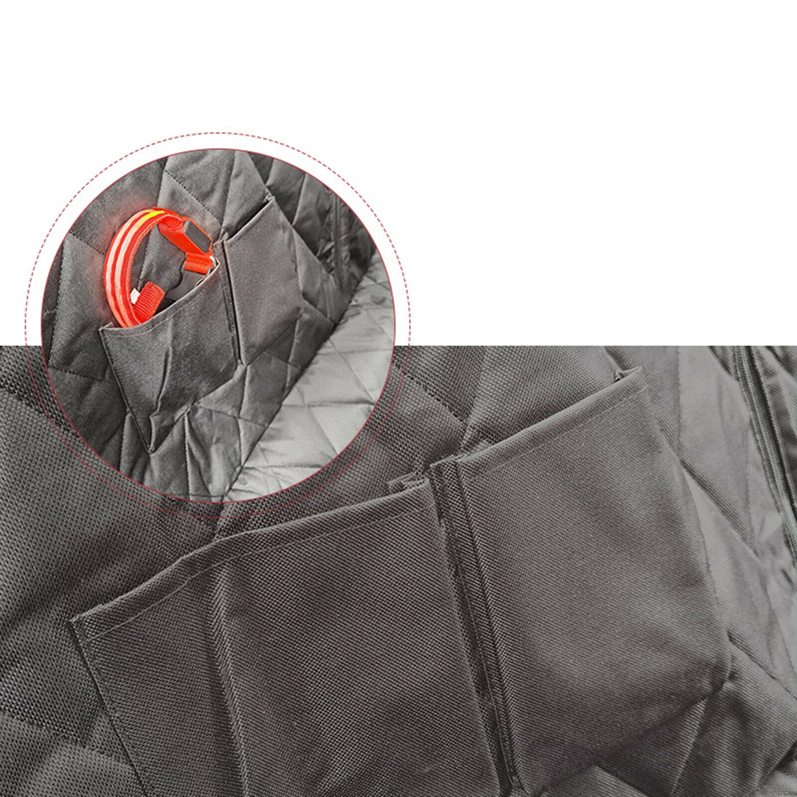 Premium Dog Car Seat Cover with Side Flaps Hammock Travel Van Truck Mat