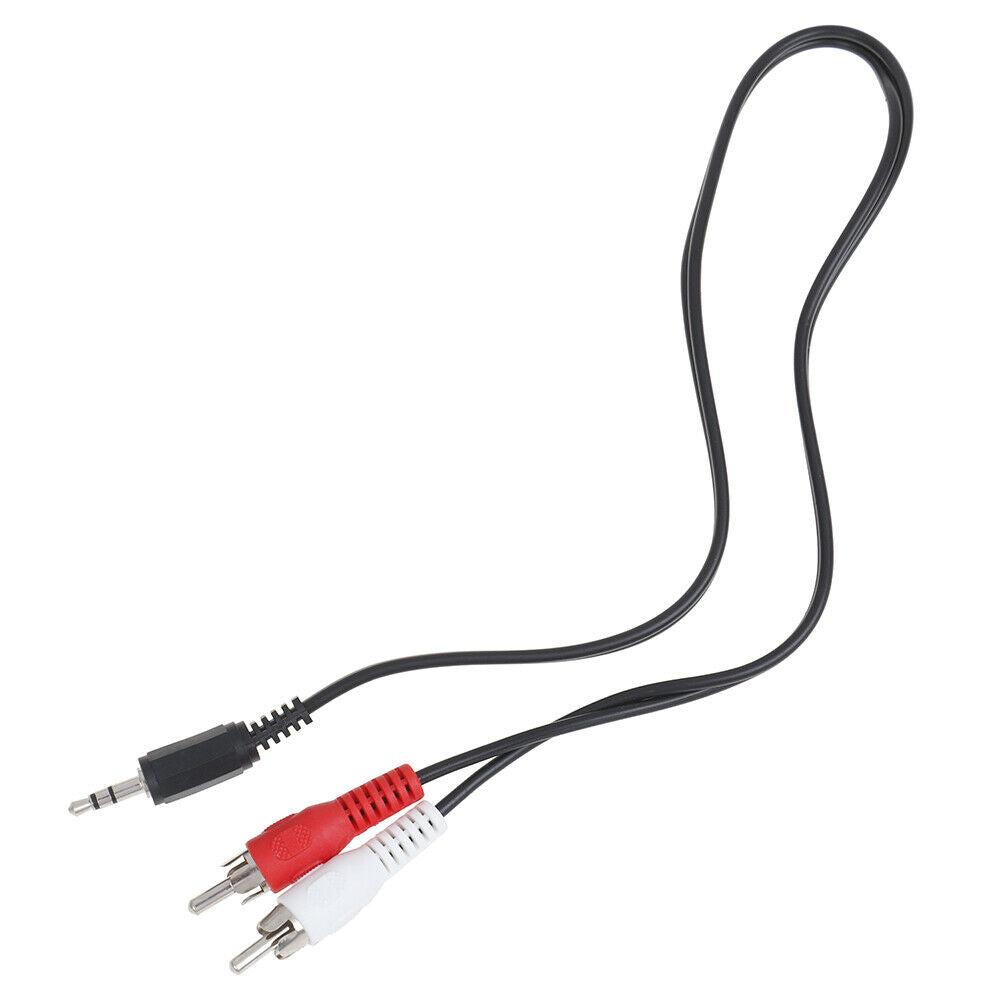 3.5mm jack mini plugto 2 RCA male stereo ohono audio speaker adapter cable.l8