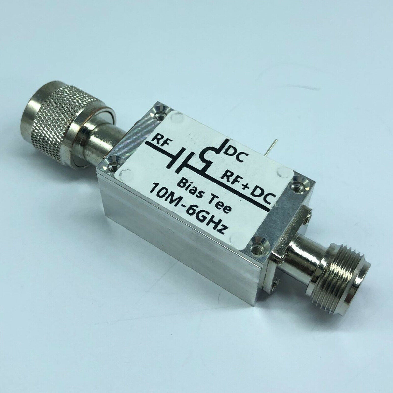 10MHz-6GHz N Head RF Feeder RF Blocker Bias Tee Broadband Radio Amplifier