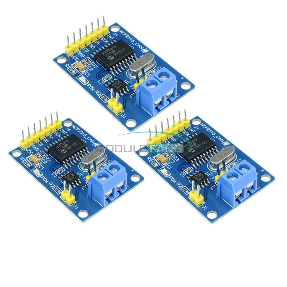 3PCS MCP2515 CAN Bus Module TJA1050 Receiver SPI Module For Arduino
