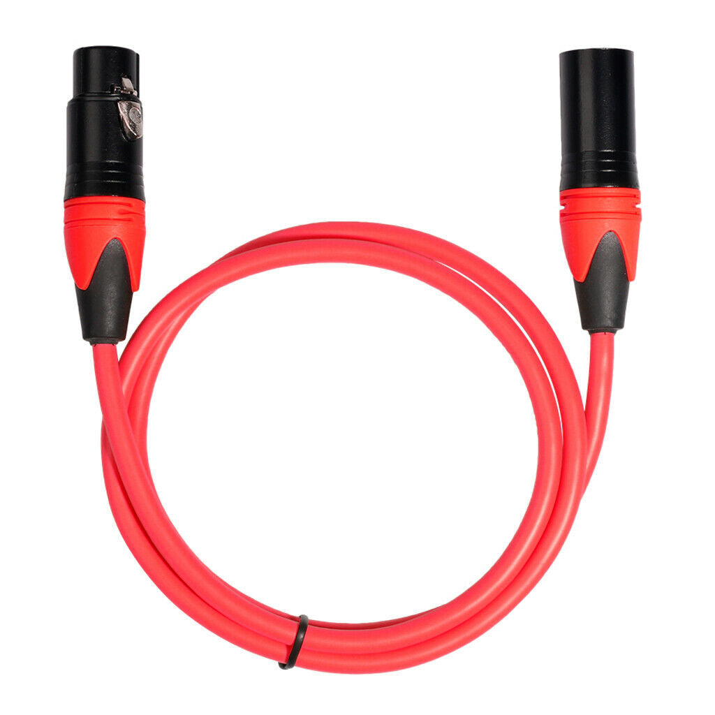 1M/3ft Microphone Mic  3 Pin Male To Female Plugs XLR Patch Audio Cables