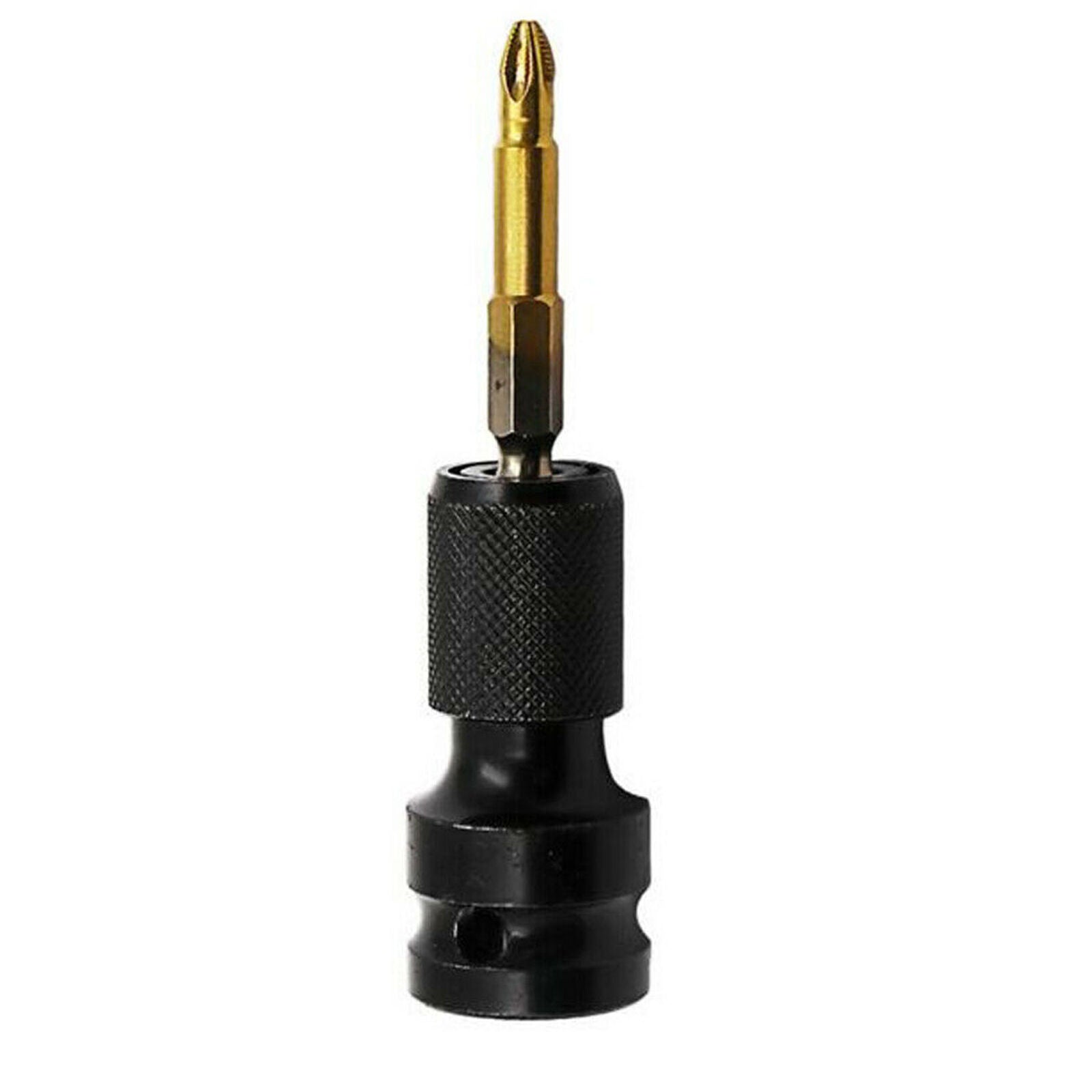 1/2inch To 1/4inch Hex Shank Quick Release Screwdriver Bit Holder Adapter