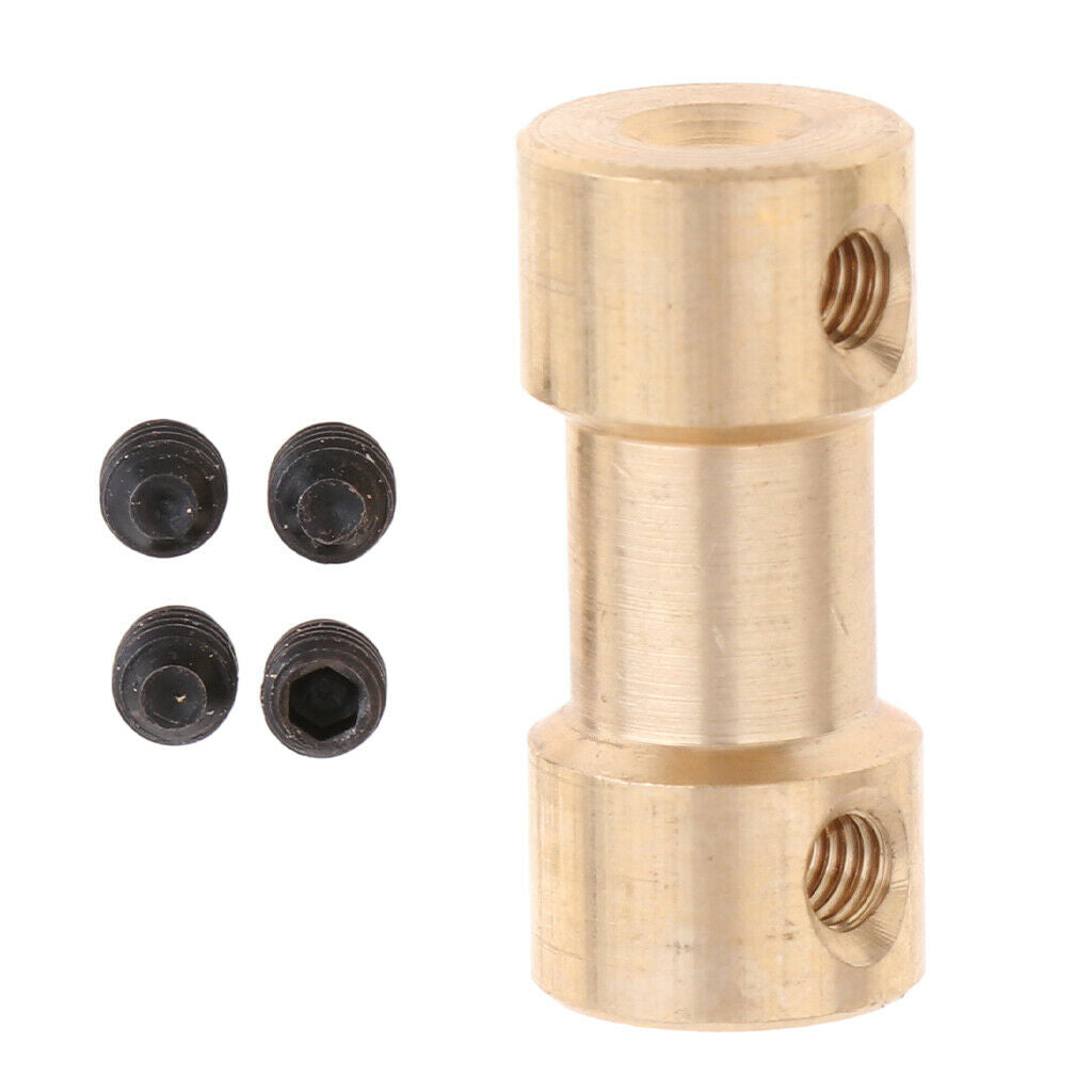 shaft coupling brass rigid coupler connector