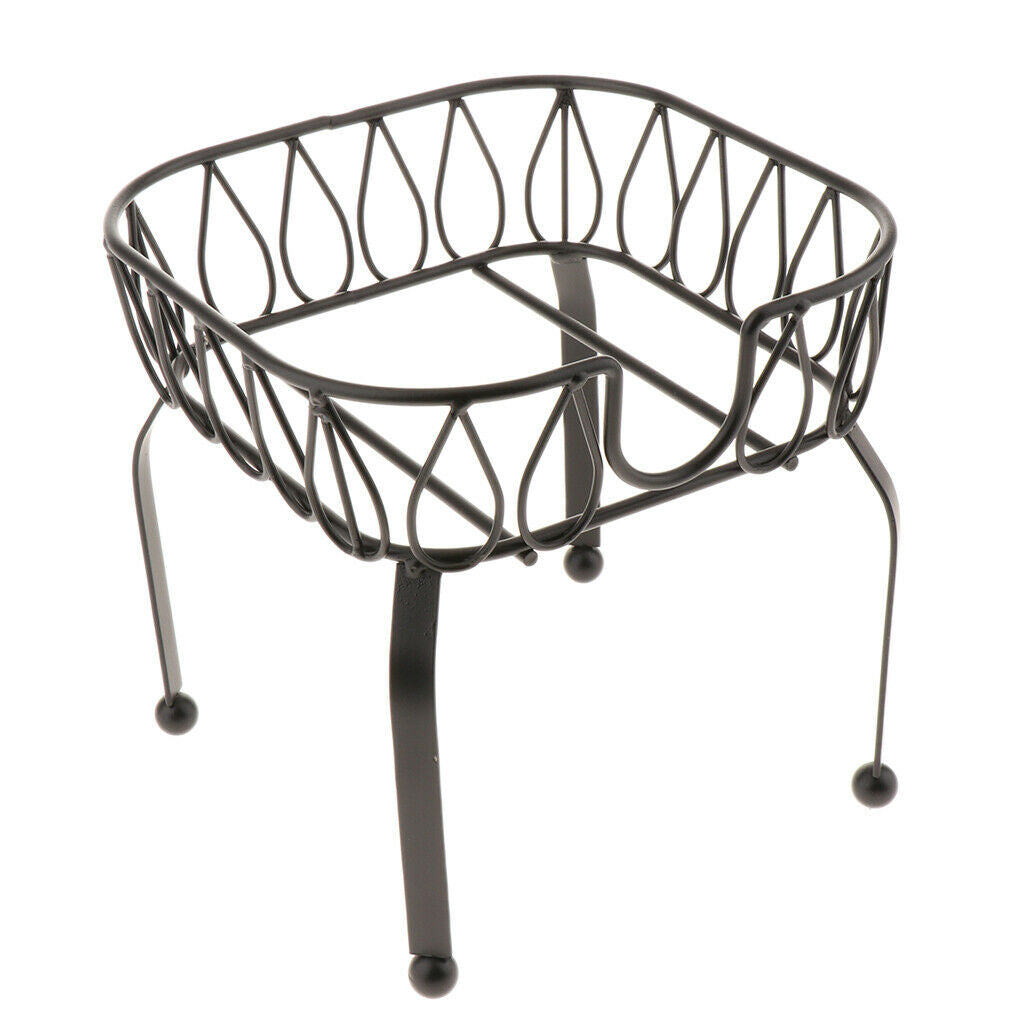 4L 5L 8L Drink Stand Basket Holder Stand Glass Jar Stand Wate Wine Black M