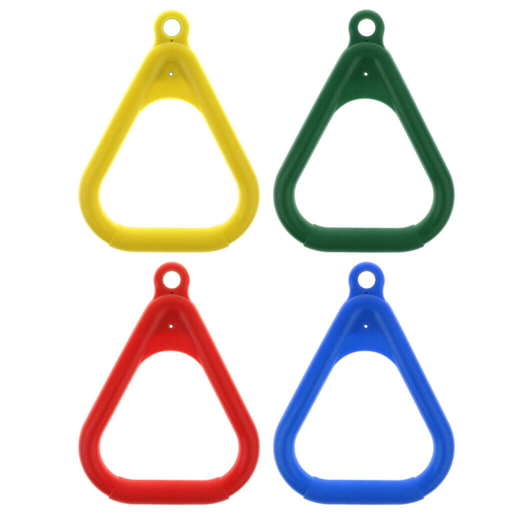 4 PackTrapeze Swing Bar Rings, Heavy Duty Swing Set Accessories, 120kg Load