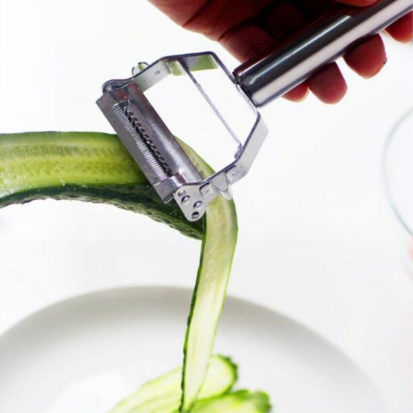 Multifunction Stainless Steel Julienne Vegetable Peeler Grater Kitchen Tool