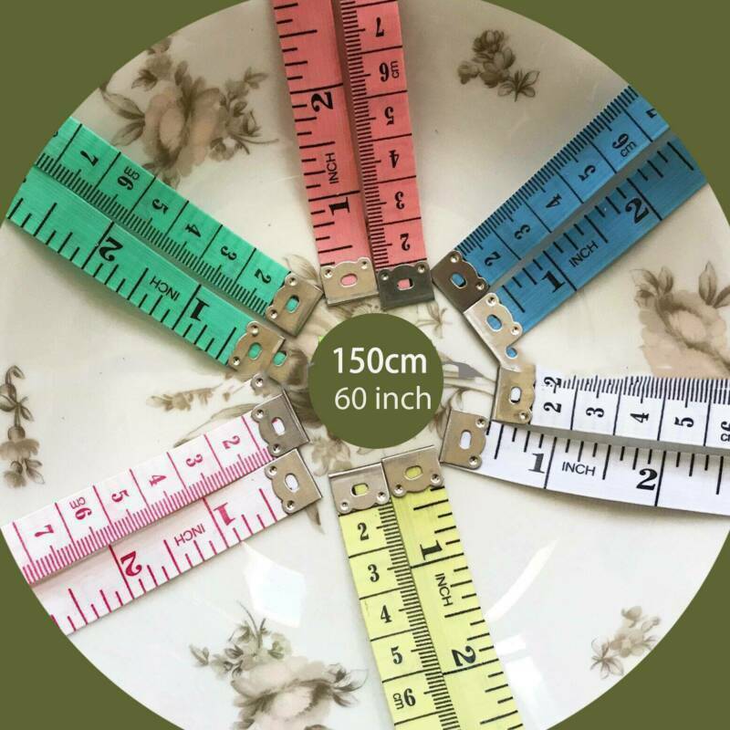 60" Body Measuring Ruler Sewing Cloth Tailor Tape Measure Seamstress Soft Flat