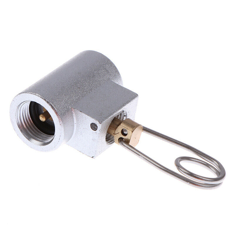 1X Camping Hiking Stove Adaptor Gas Tank Inflation Valve Convert Fuel Caniste SJ