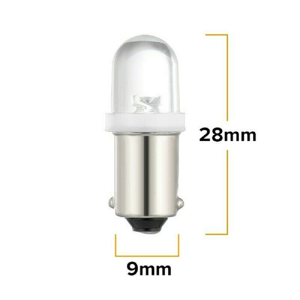 20*/set BA9S 233 T4W Led Smd Xenon White Side Light Bulb Lamps Canbus No Error