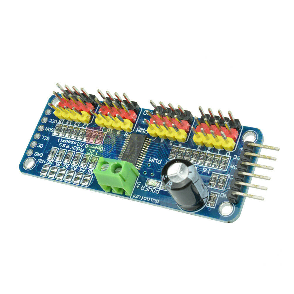2x PCA9685 Servo Motor Driver 16-Channel 12-bit PWM I2C Module For Arduino Robot