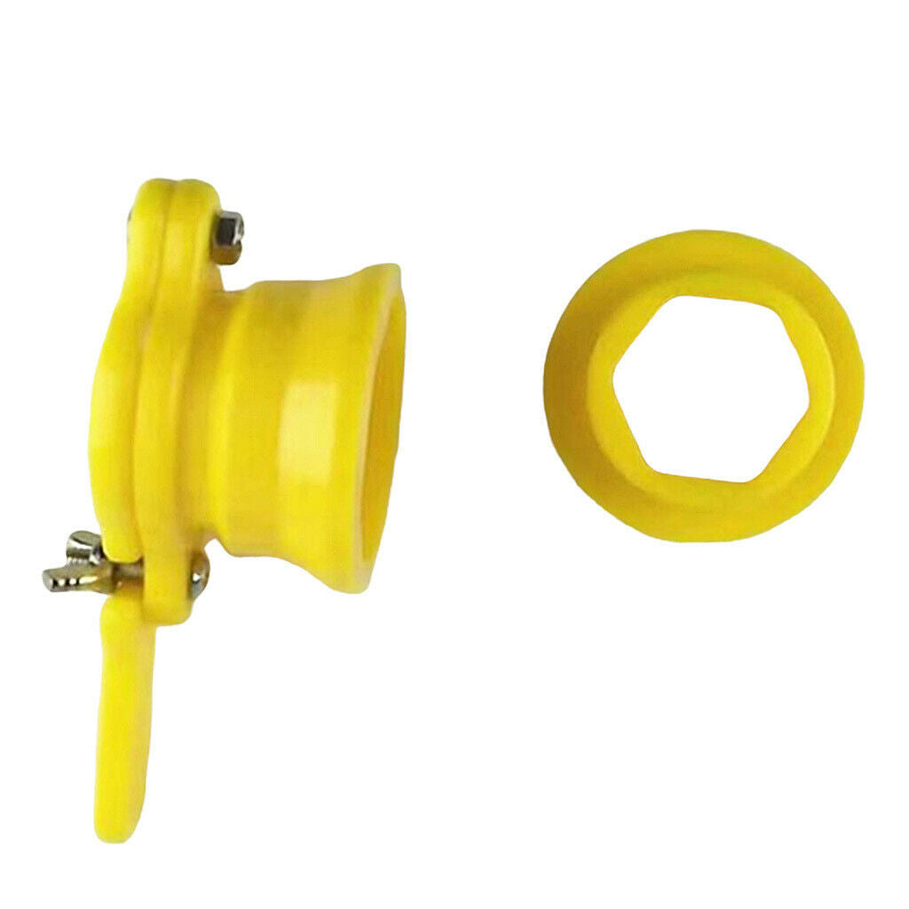Durable Honey Gate Valve Extractor Bee Keeping Apiculture Tools Yellow