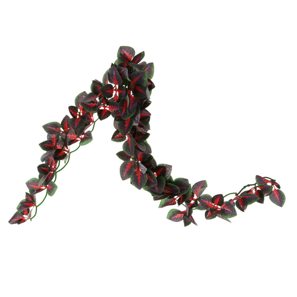 3x Artificial Reptiles Vine Jungle Climber Vine Reptile Terrarium Cage Ornament