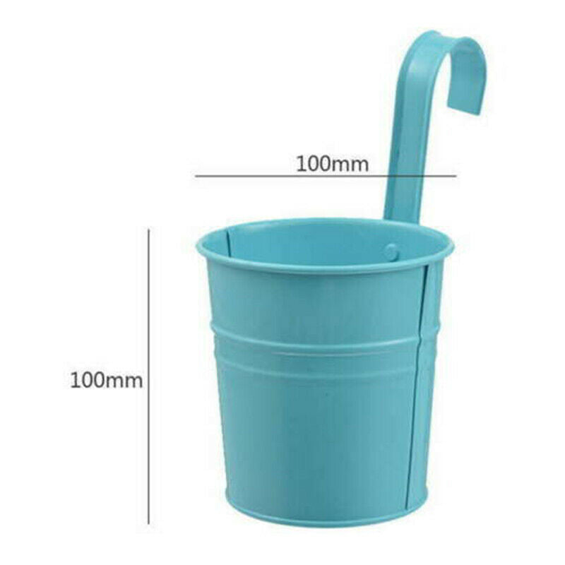 Hanging Flower Pots Hook Wall Pots Garden Pots Balcony Planters Met.l8