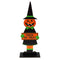 High-Hat Pumpkin Man "Trick or Treat" Halloween Wooden Desktop Ornaments Decor
