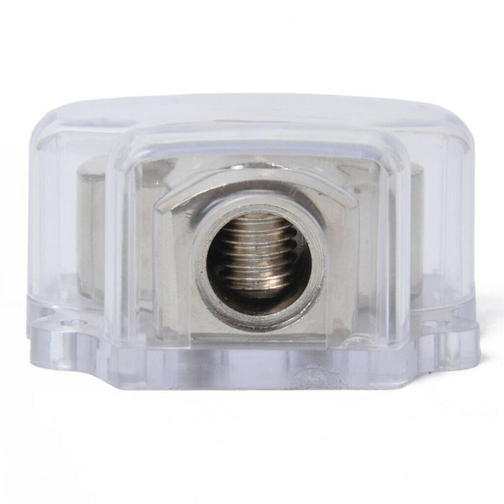 2x 3-Way Car Audio Stereo Amp Power Ground Cable Splitter Distribution Block