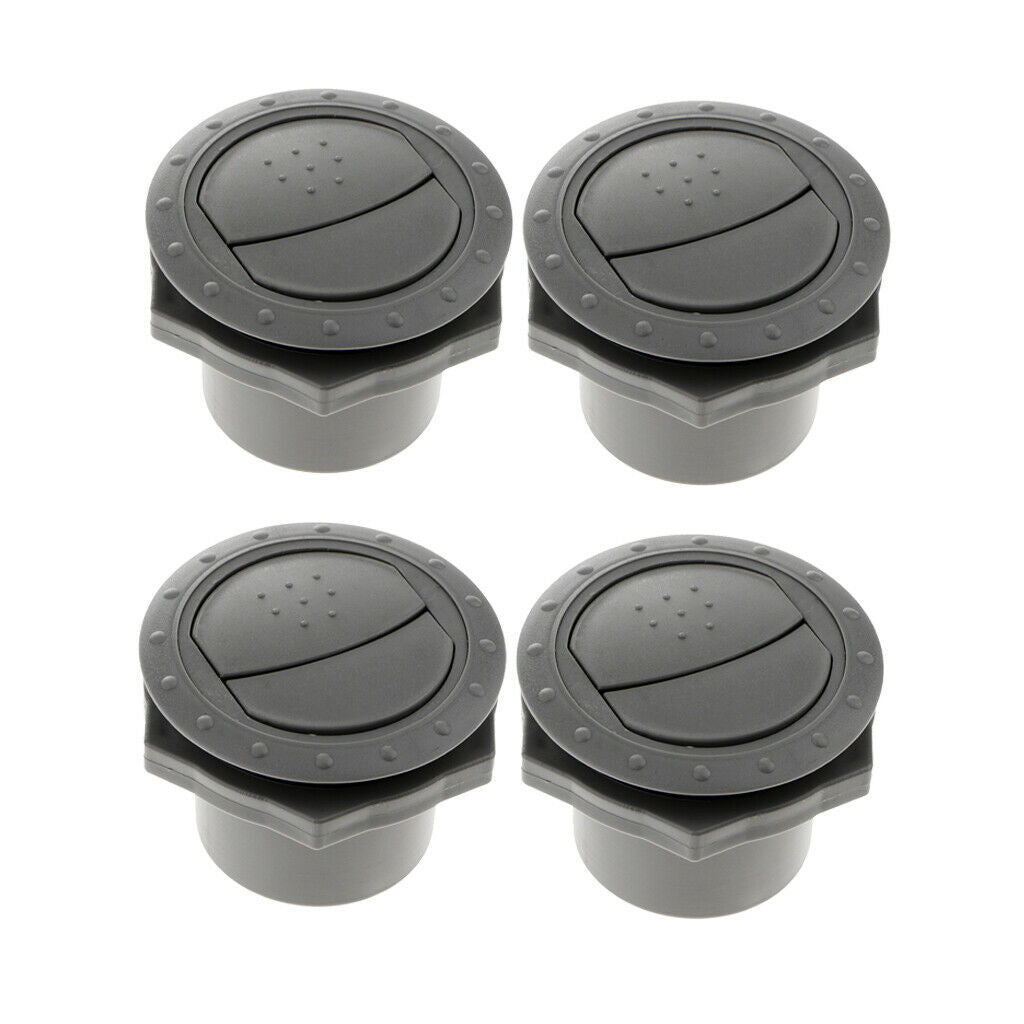 Set of 4 RV Motorhome Interior Air Vent Exhaust Air Flow Vent Outlet - 78x51mm