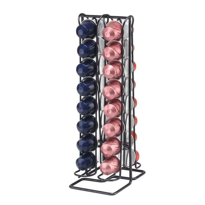 Vertical Coffee Capsule Holder Coffee Pod Stand Office Kitchen Desktop Storage