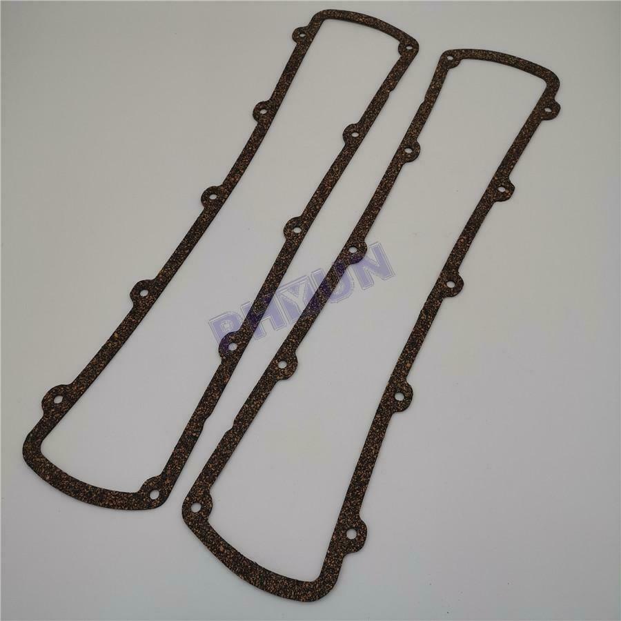2x Rubber Valve Cover Gasket For Oldsmobile 260 307 330 350 400 403 425 455 V8s