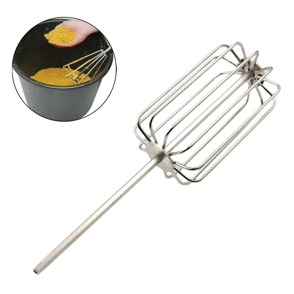 Sturdy Groundbait Mixer Carp Fishing Tackles Groundbait Whisk Tool Accessory