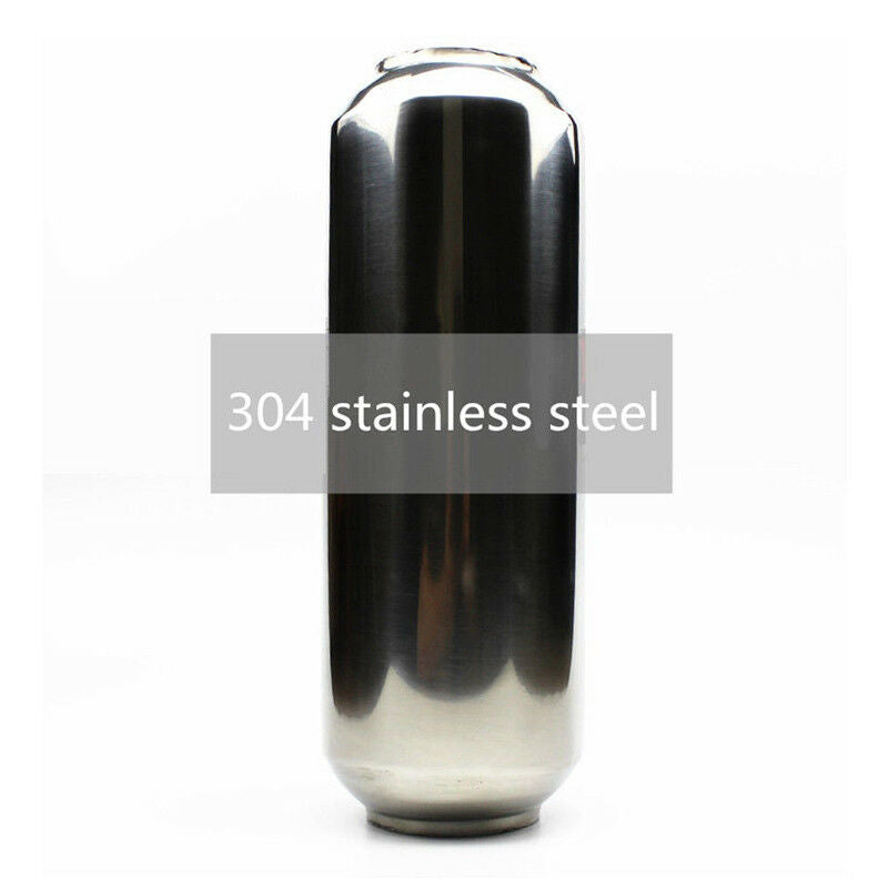 1x Stainless Steel 63mm/2.5" 310mm Car Exhaust Muffler Silencer Muffler Polished