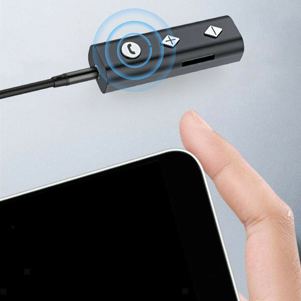 Black Bluetooth 5.0 Receiver Transmitter Wireless Adapter for TV PC Easy Use