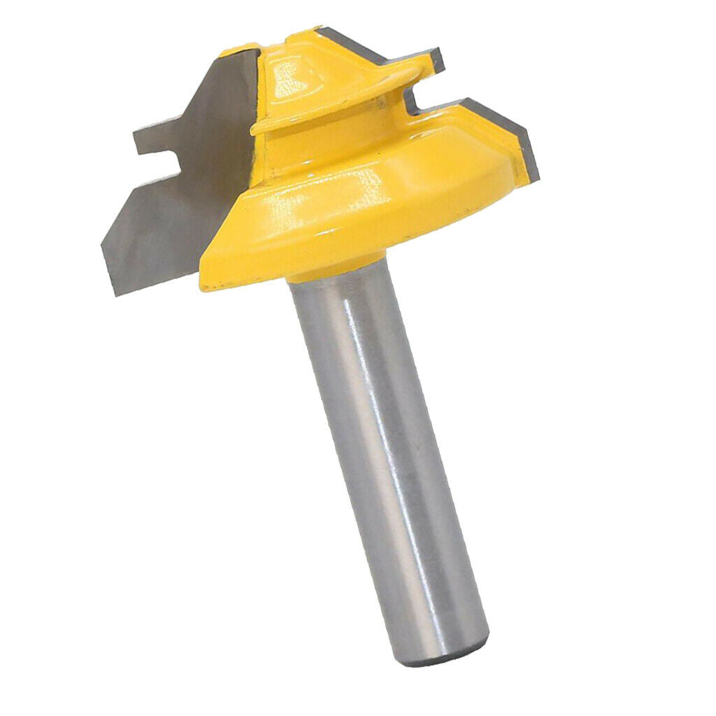 45 Deg Lock Miter Router Bit - 8mm *1-3/8" - 8mm Shank