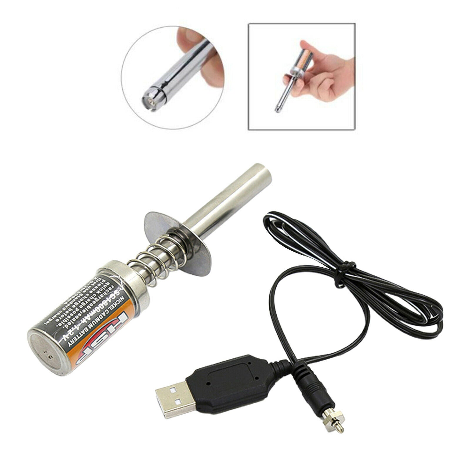Starter Igniter for Gas Nitro Engine Power 1/10 1/8 RC Rock Car Spare Parts