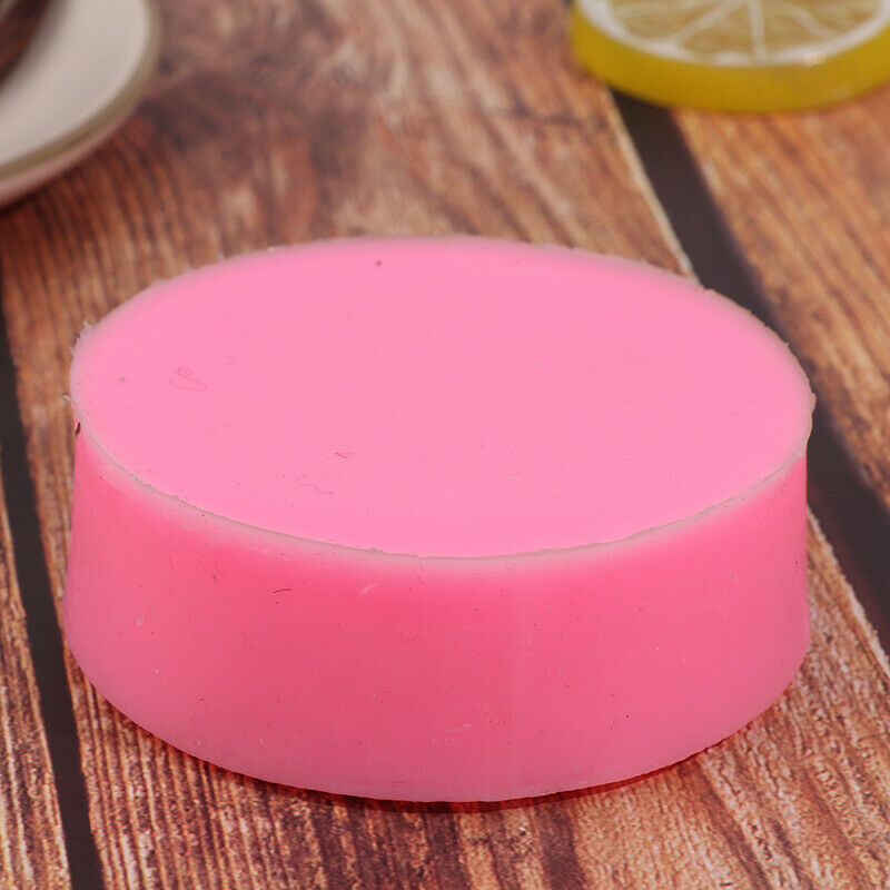 Pink Soap Mold Round Shape Sun Moon Faces Silicone Mold DIY Fondant Cake .l8