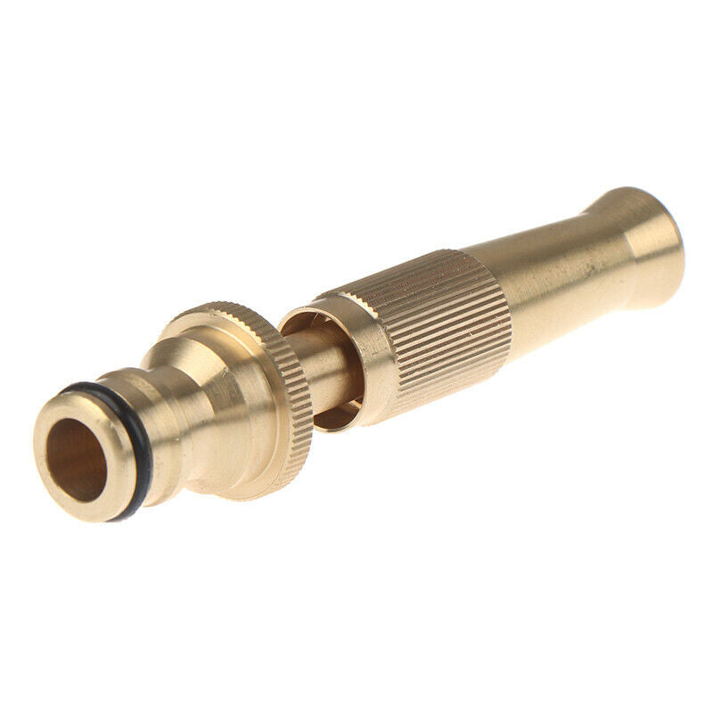 Brass Adjustable Spray Gun Hose Nozzle High Pressure Straight Copper GunJCAUJ XC