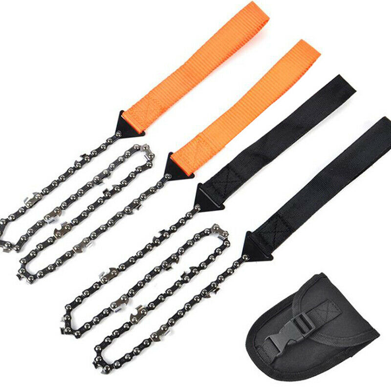 1PC Portable Survival Chain Saw Camping Pocket Chainsaw Hand Tool Hand Saw TBDA